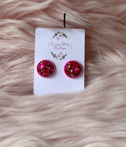 Breast Cancer Stud Earrings