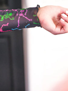 Keigan Mesh Top- Multi Skeletons