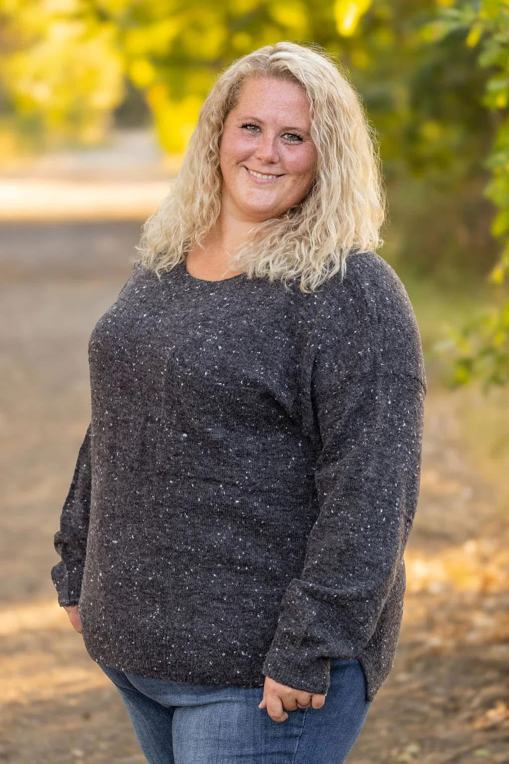 Confetti Sweater in Charcoal