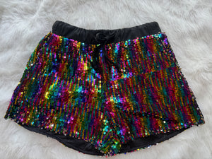 Confetti Sequin Shorts