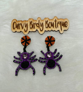 Spider Halloween Earrings
