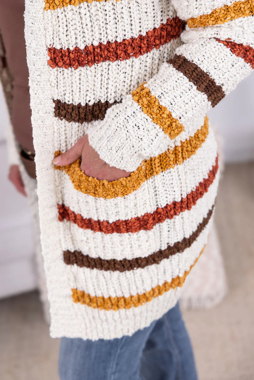 Monica Stripe Cardigan