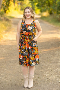 Sadie Dress - Fall Floral Mix