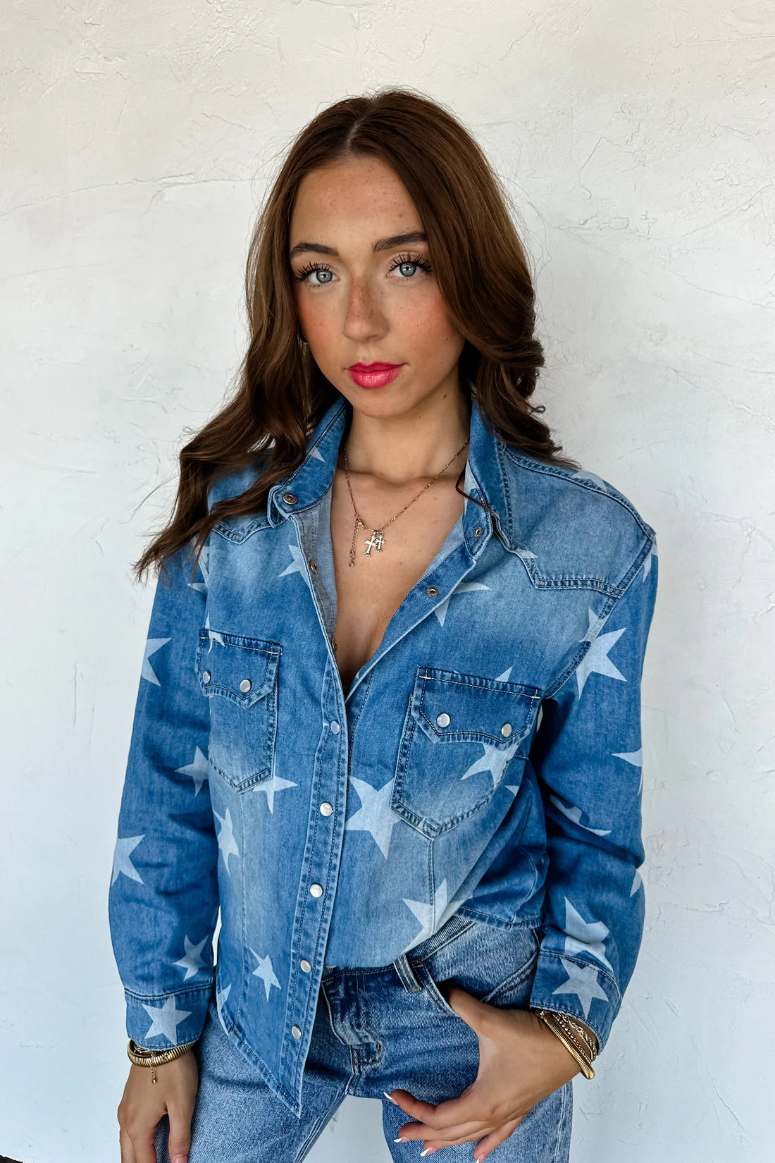 PREORDER- DOLLY DENIM TOP (Limited Quantities)