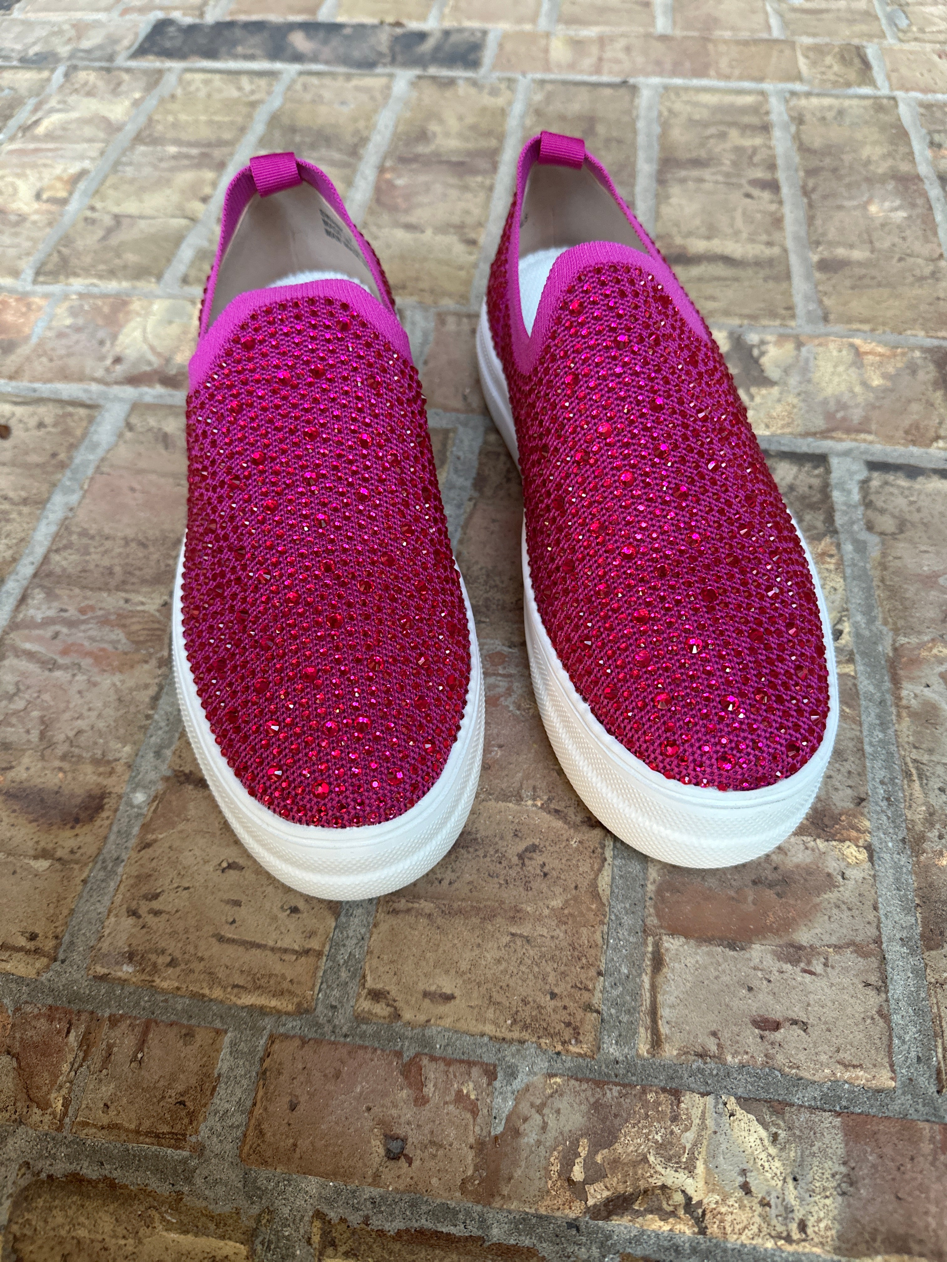Crystal Fuchsia Slip On