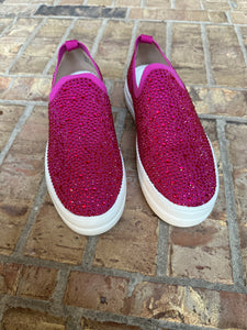 Crystal Fuchsia Slip On