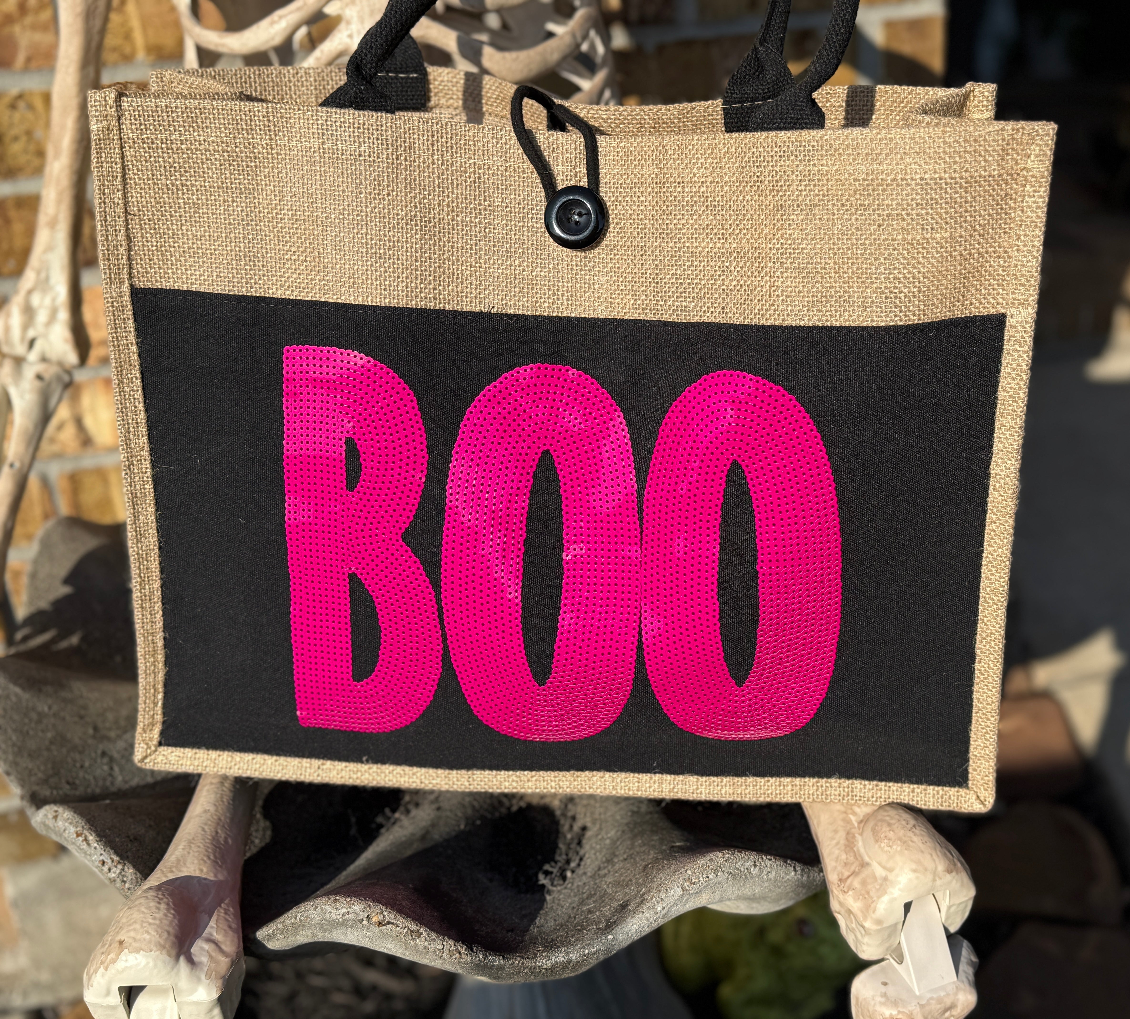 Sequin Boo Bag