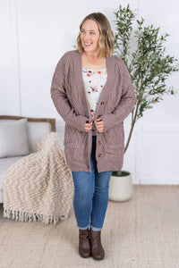 Button Sweater Cardigan - Light Mocha