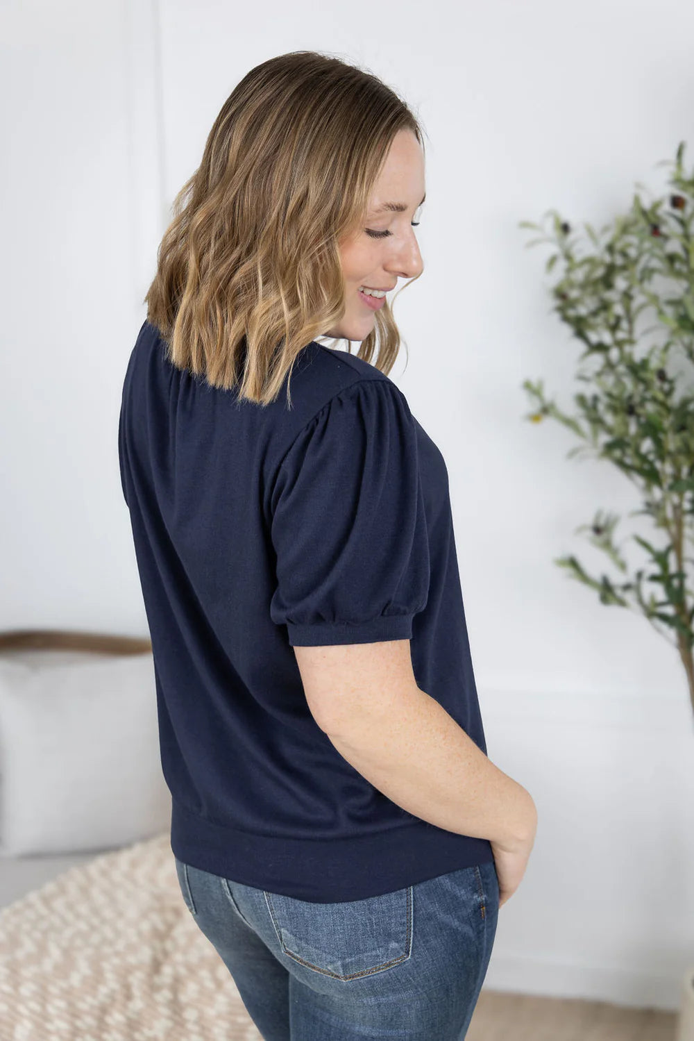 Katie Cozy Top - Navy