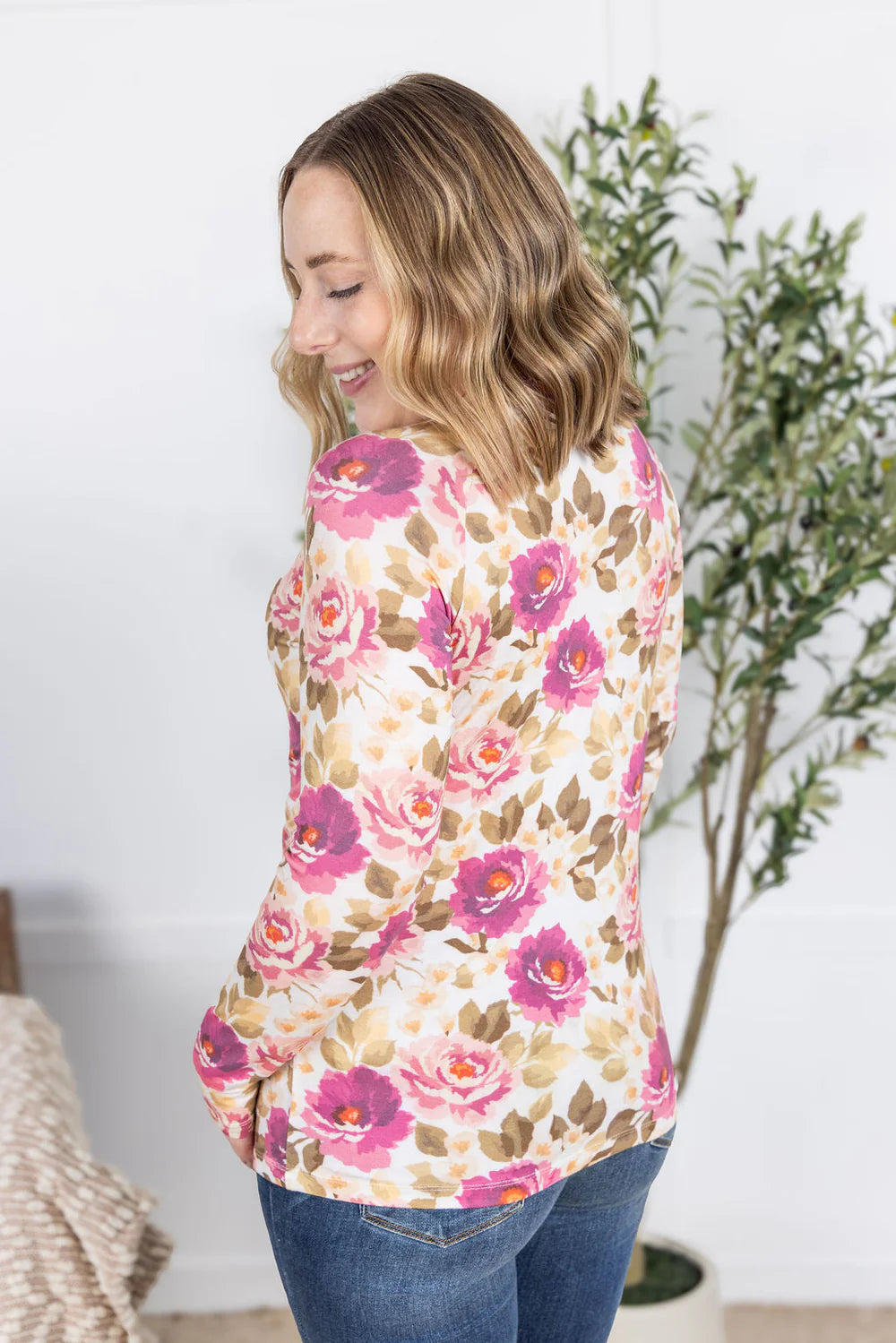 Blair Long Sleeve Top - Autumn Blossom