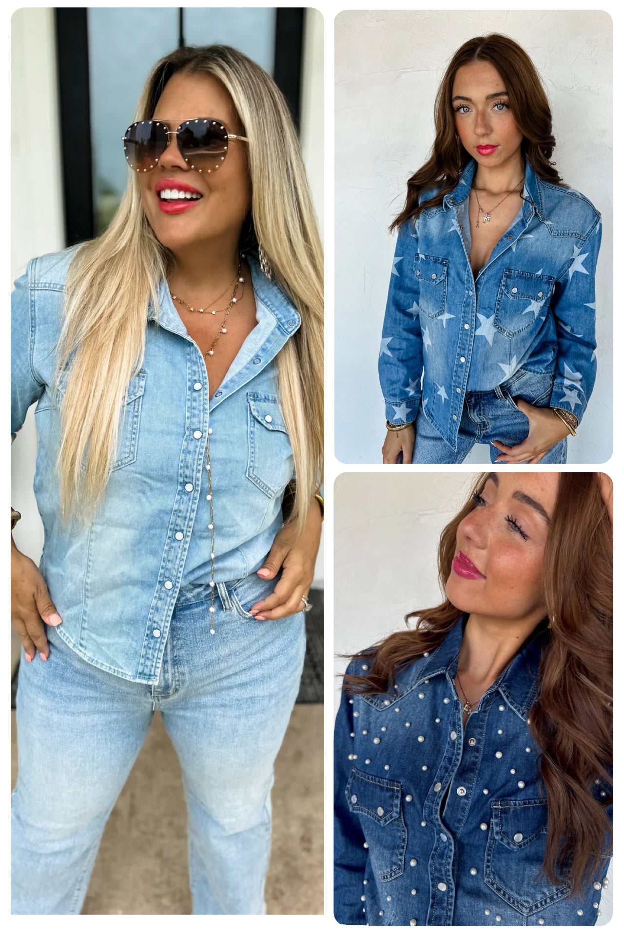 PREORDER- DOLLY DENIM TOP (Limited Quantities)