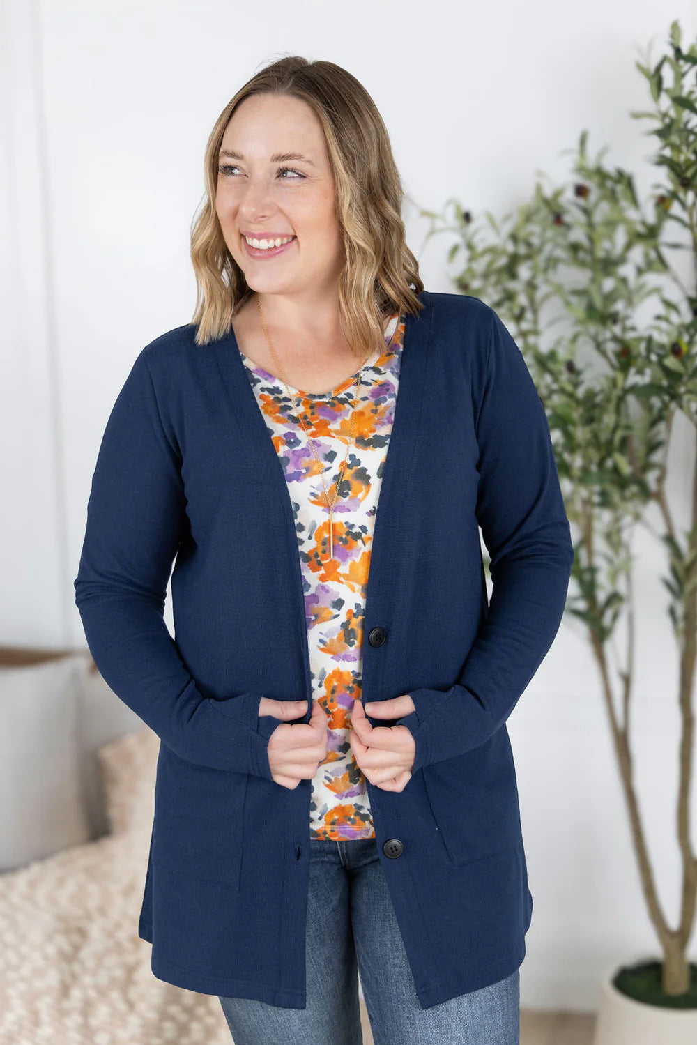 Cori Cardigan - Navy