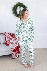 Ribbon Pajama Set - Green