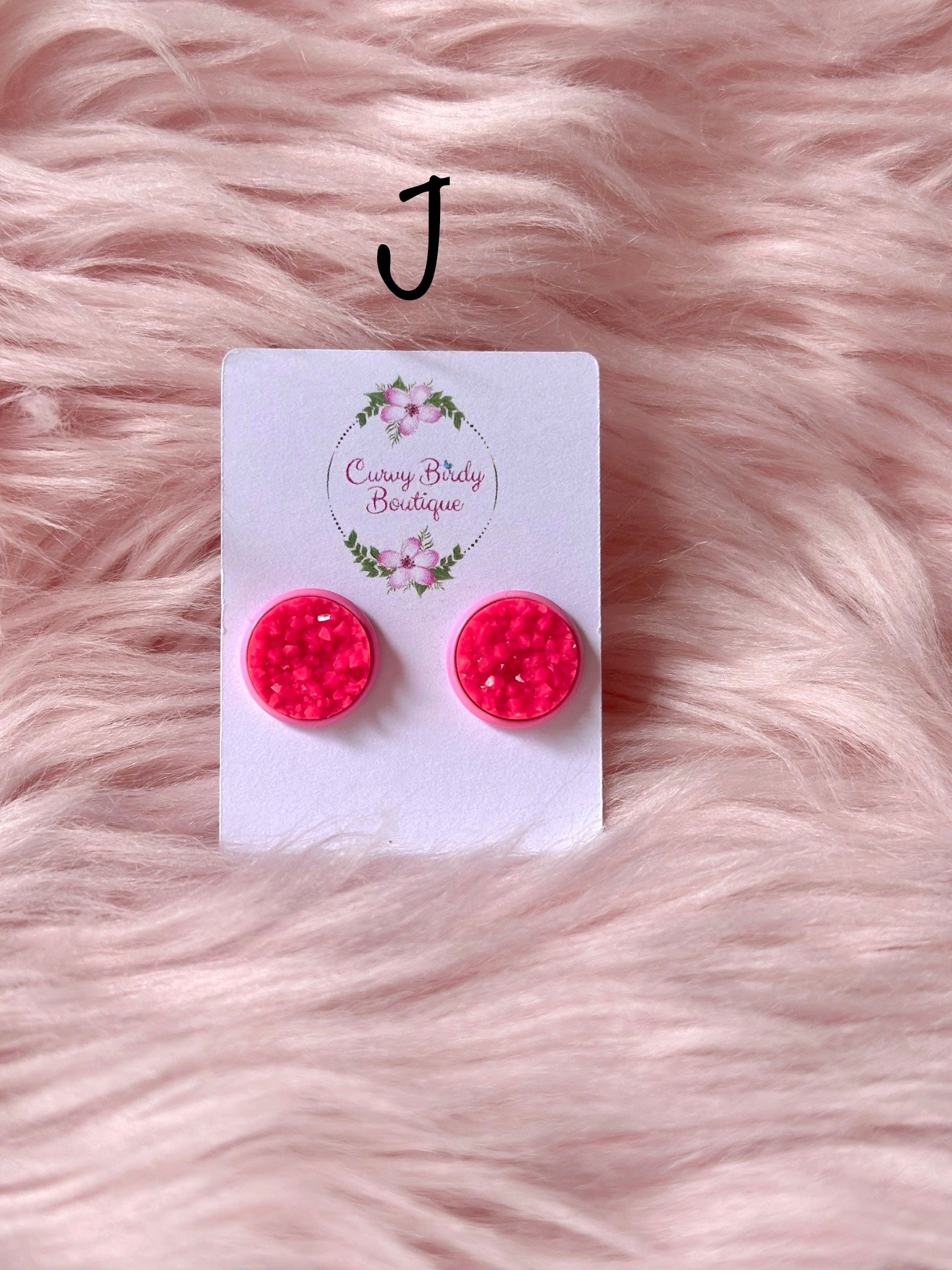 Breast Cancer Stud Earrings