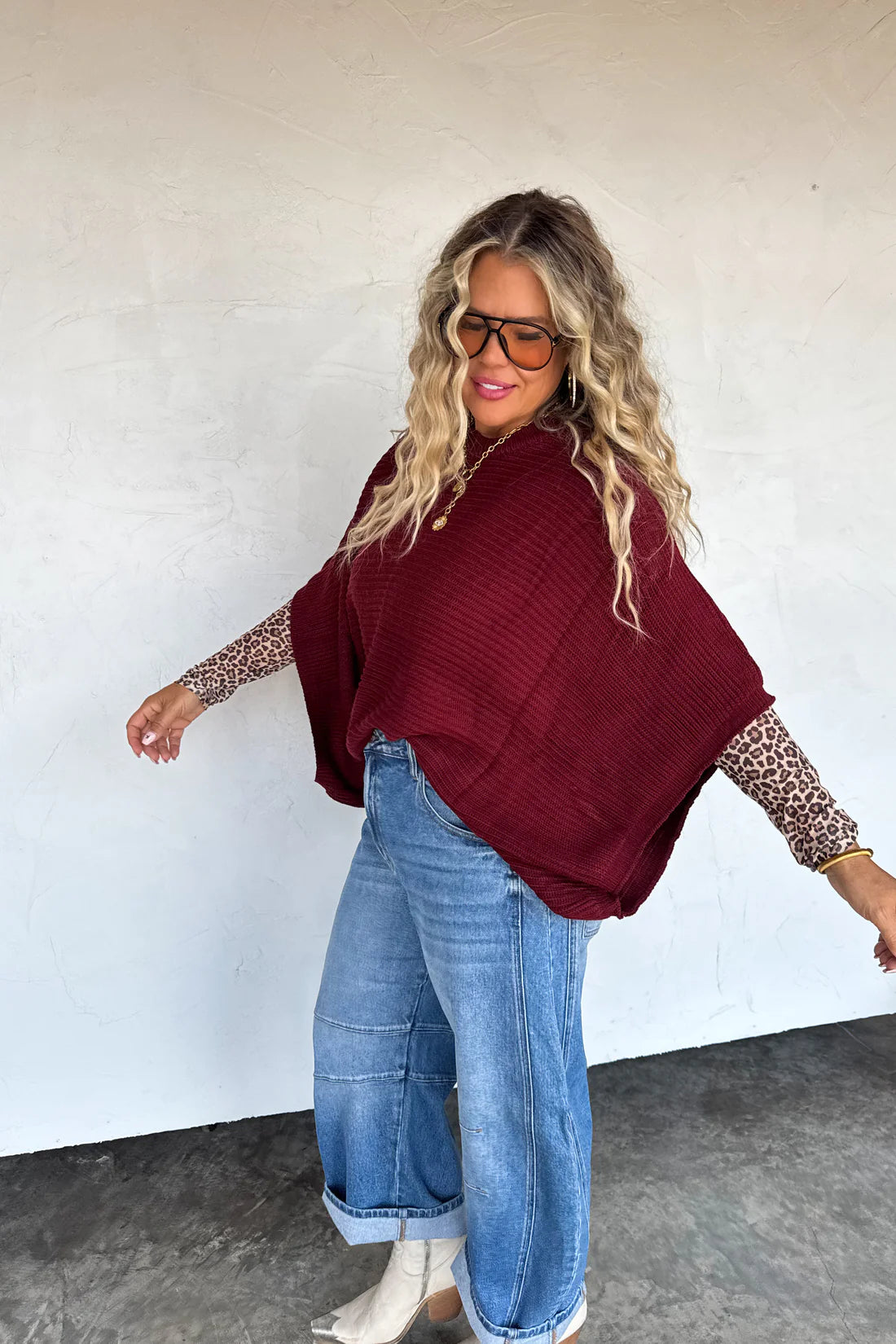 PREORDER- FALL MEG PULLOVER PONCHO (Closing orders Wednesday 10/8 at 8 PM CST)