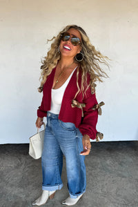 PREORDER- SLOANE BOW KNIT CARDIGAN (Closing orders Wednesday 9/17 @ 8 PM CST)