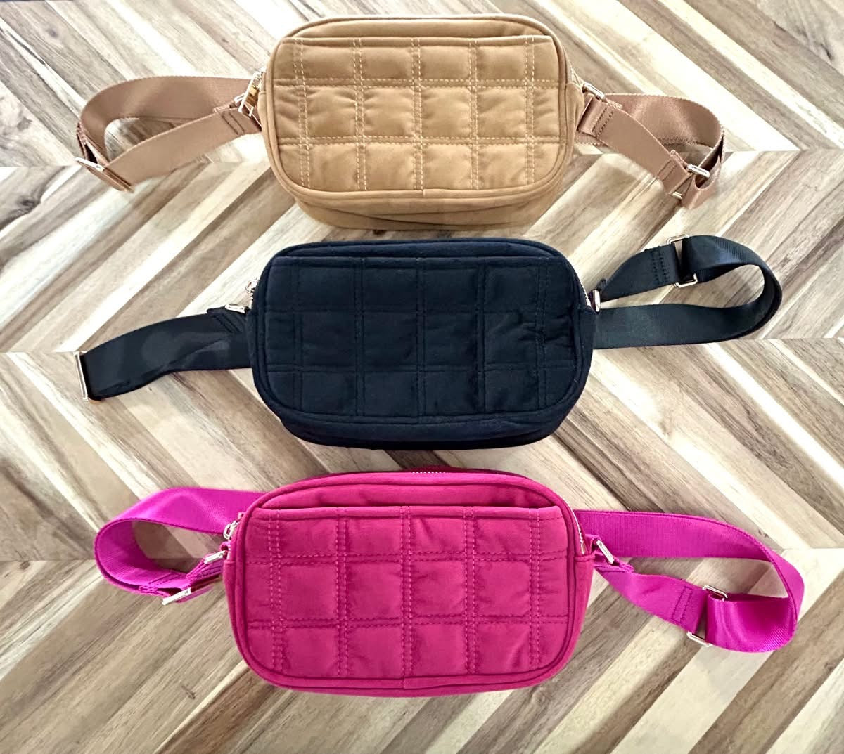 Velvet Bum Bags - Extended Strap