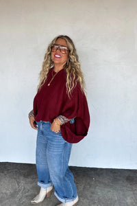 PREORDER- FALL MEG PULLOVER PONCHO (Closing orders Wednesday 10/8 at 8 PM CST)