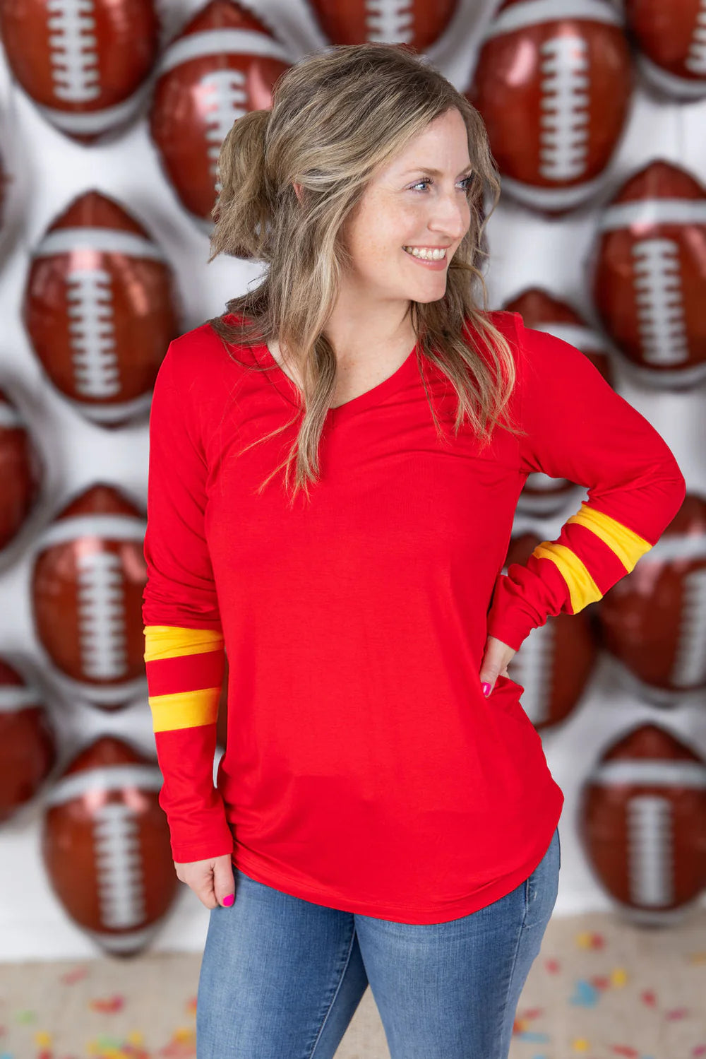 GameDay Larissa Long Sleeve Top - Kansas City