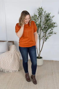 Katie Cozy Top - Pumpkin