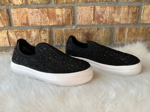 Crystal Black Slip On