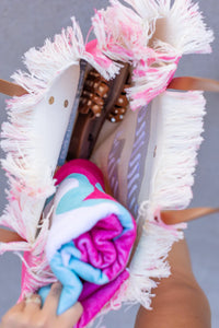 Fringe Summer Vibes Bag - Pink