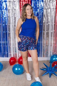 Tara Ribbed Tank - Royal Blue