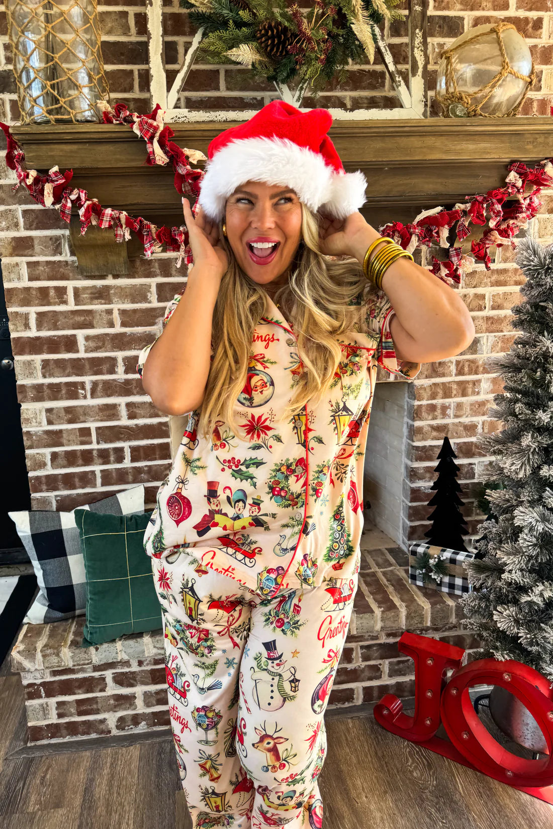 Tis the Season Luxe Pajama Set