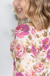 Blair Long Sleeve Top - Autumn Blossom