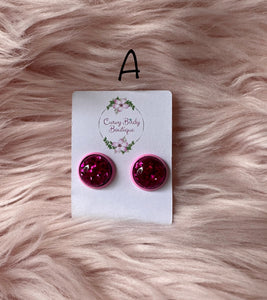 Breast Cancer Stud Earrings