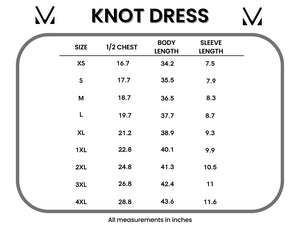 Knot Dress - Aviators and Fireworks