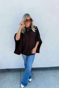 PREORDER- FALL MEG PULLOVER PONCHO (Closing orders Wednesday 10/8 at 8 PM CST)