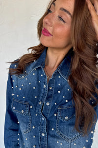 PREORDER- DOLLY DENIM TOP (Limited Quantities)