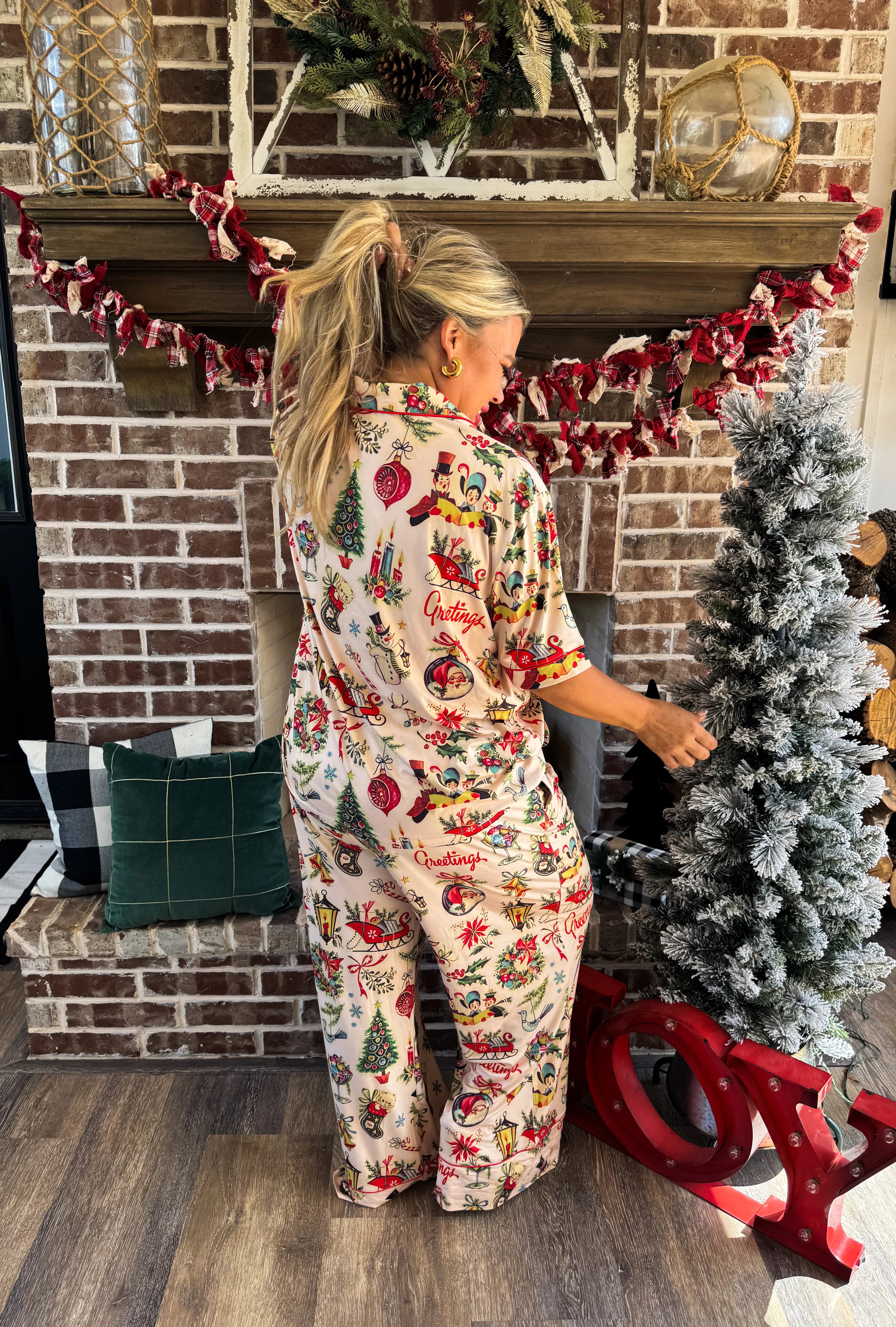 Tis the Season Luxe Pajama Set