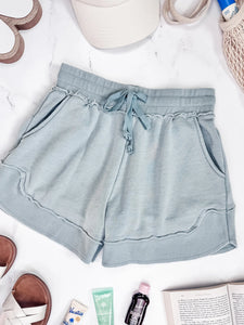 French Terry Stevie Shorts - Seabreeze
