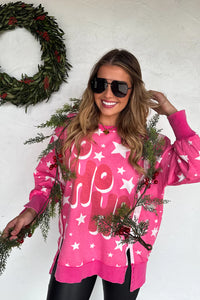 PREORDER- MERRY & HO HO HO CLASSIC CREW PULLOVER