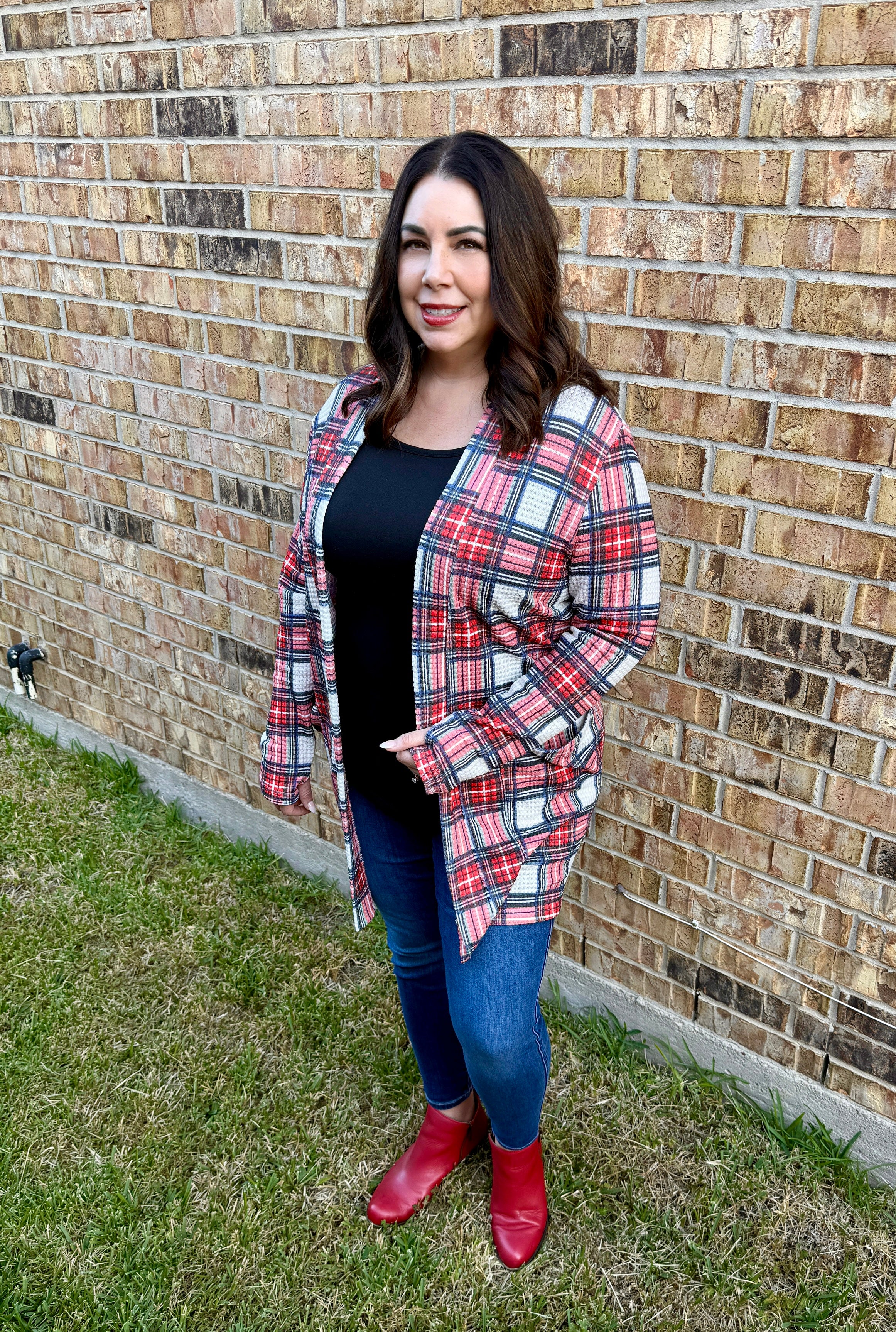 Plaid Lola Cardigan