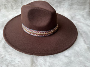 Blair Felt Hat in Brown