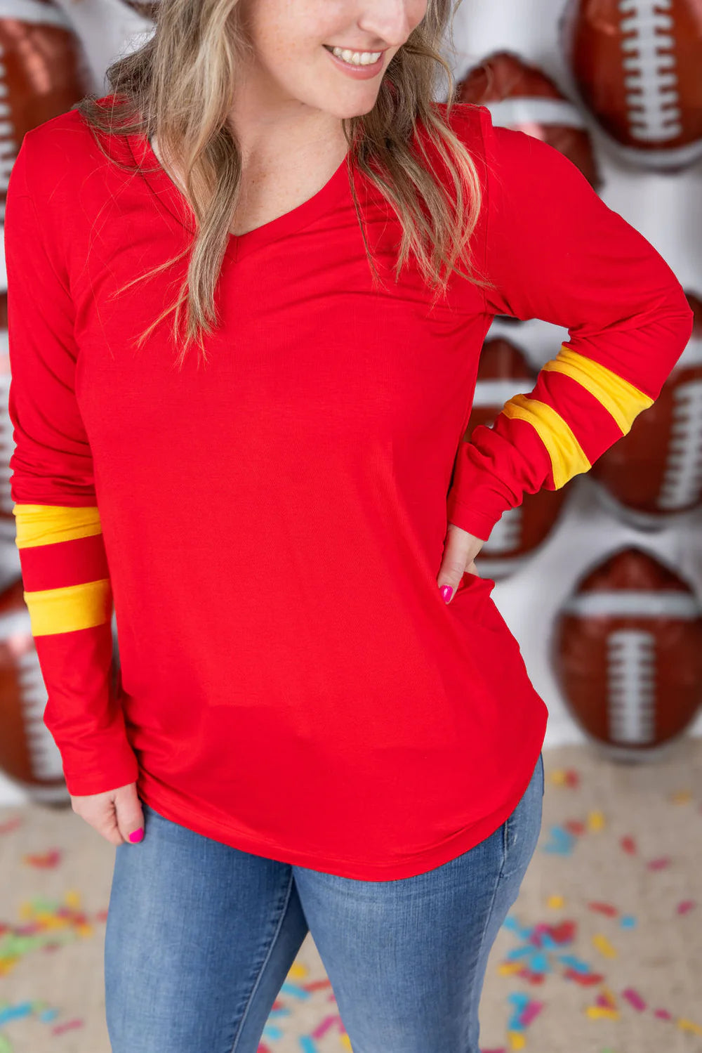 GameDay Larissa Long Sleeve Top - Kansas City