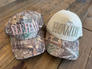 PREORDER - Camo Hats