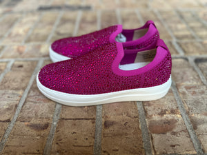 Crystal Fuchsia Slip On