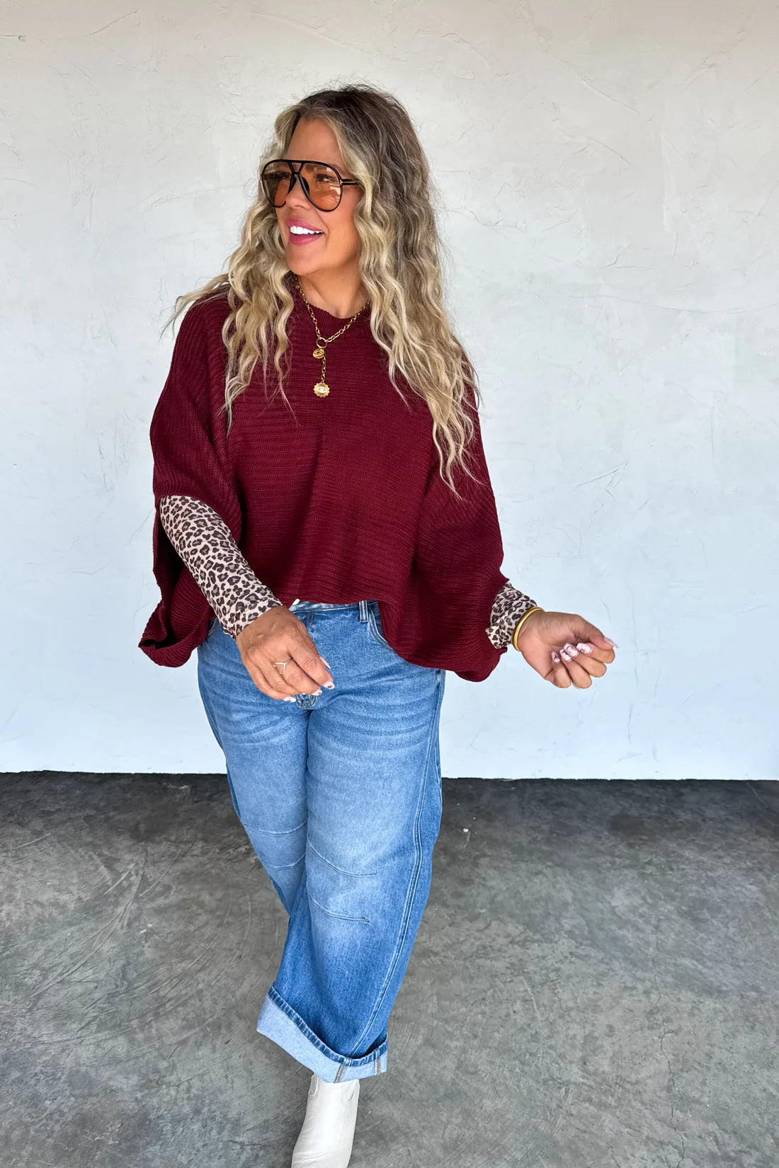 PREORDER- FALL MEG PULLOVER PONCHO (Closing orders Wednesday 10/8 at 8 PM CST)
