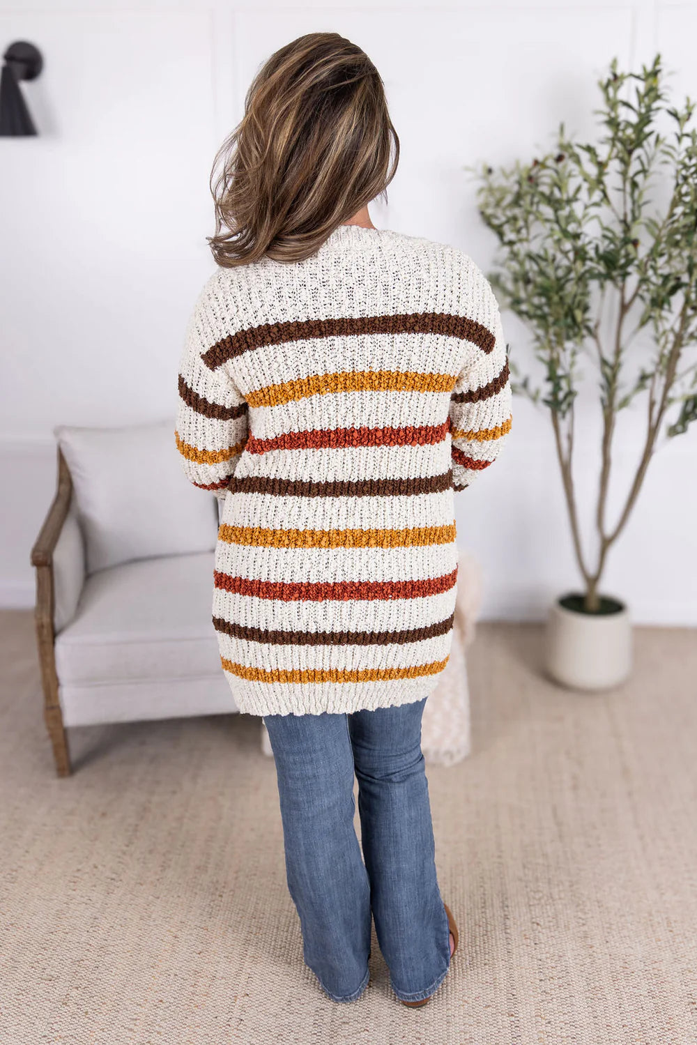 Monica Stripe Cardigan