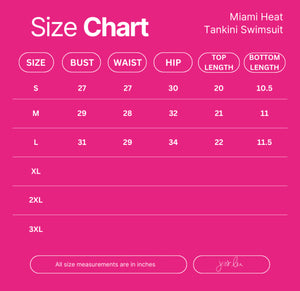 Miami Heat Tankini Swimsuit, Leopard
