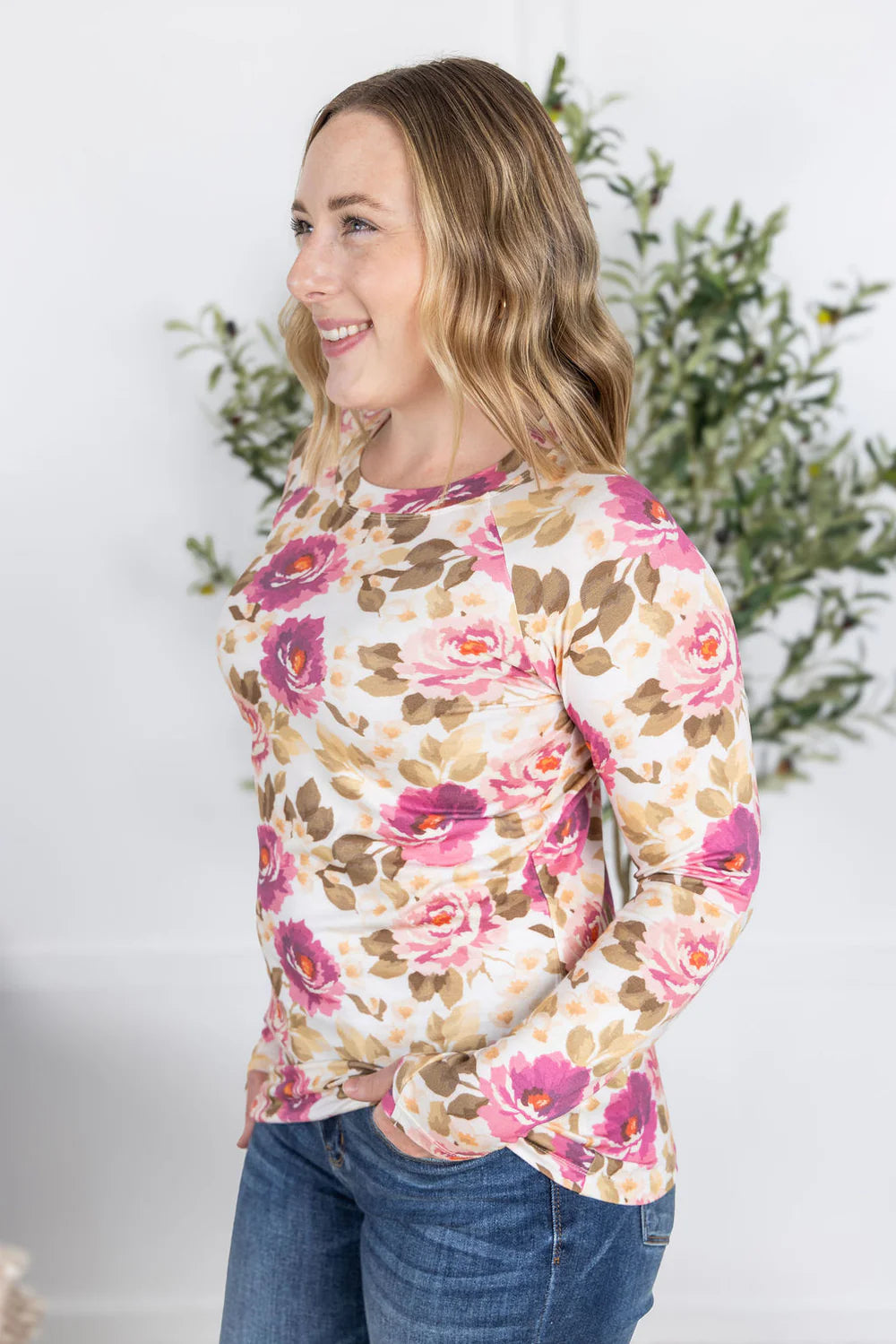 Blair Long Sleeve Top - Autumn Blossom