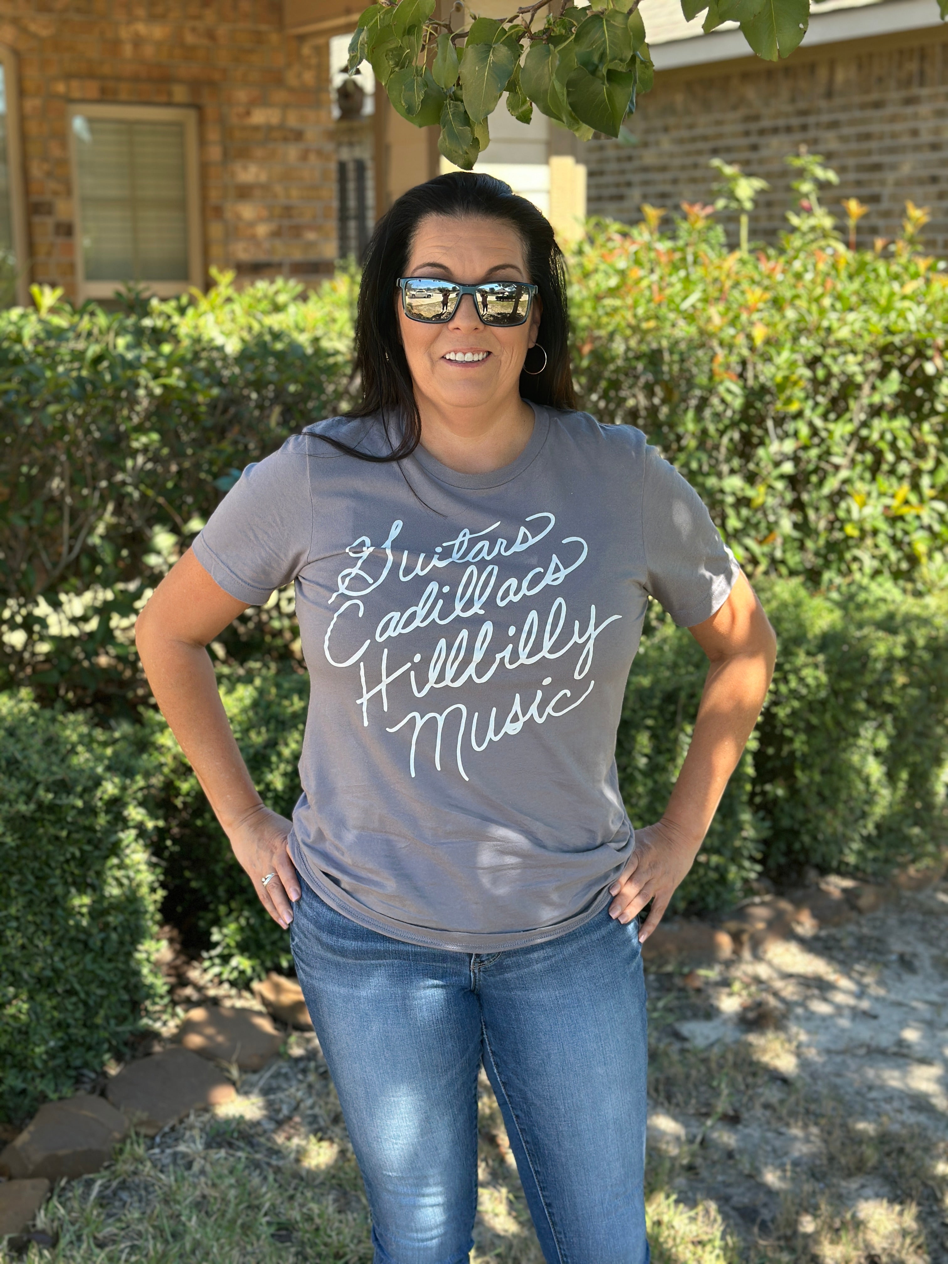 Guitars Cadillacs Hillbilly Music Tee