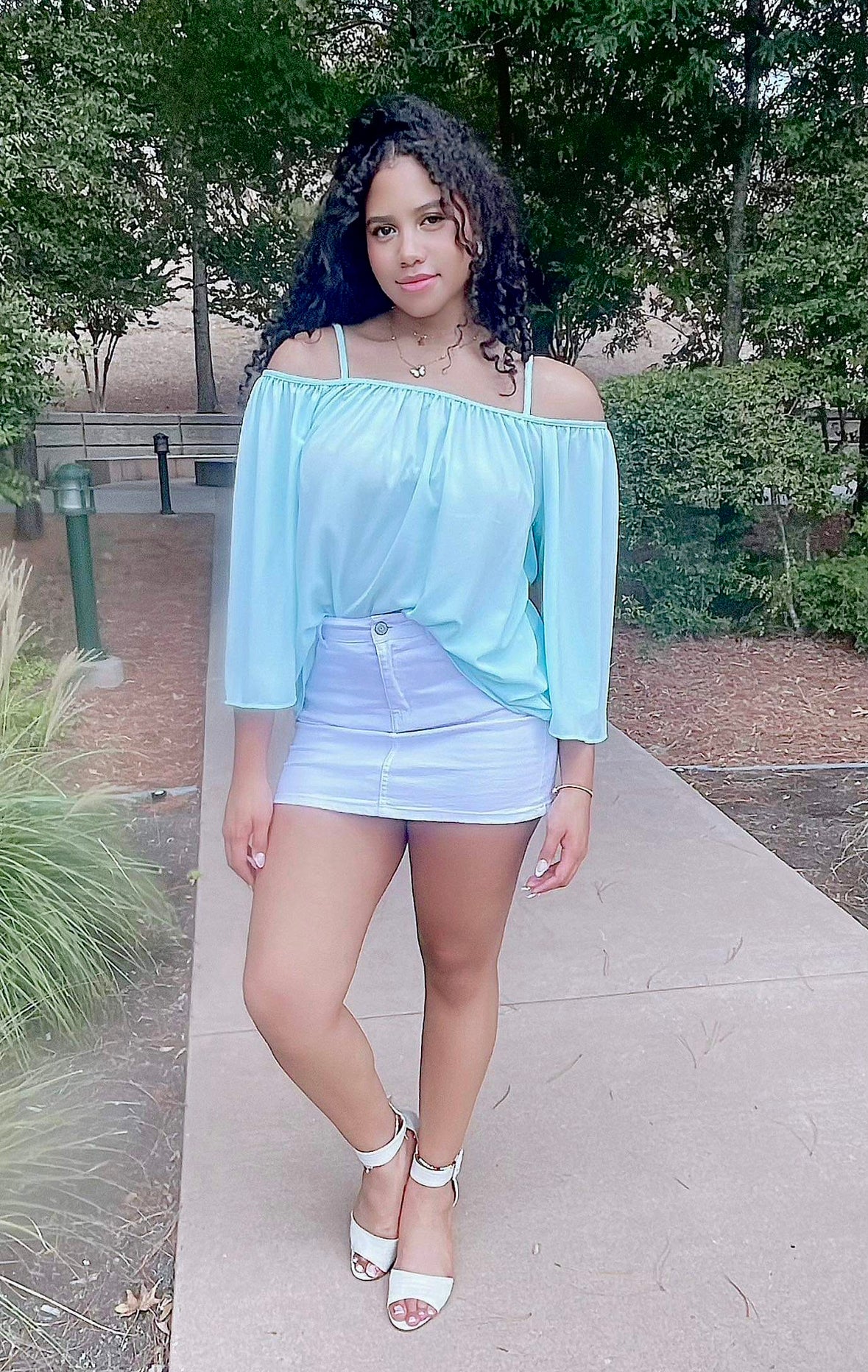 Charlotte Cold Shoulder Top