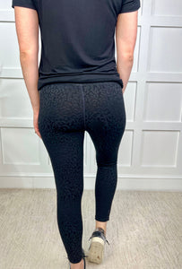 Jess Textured Leopard Leggings