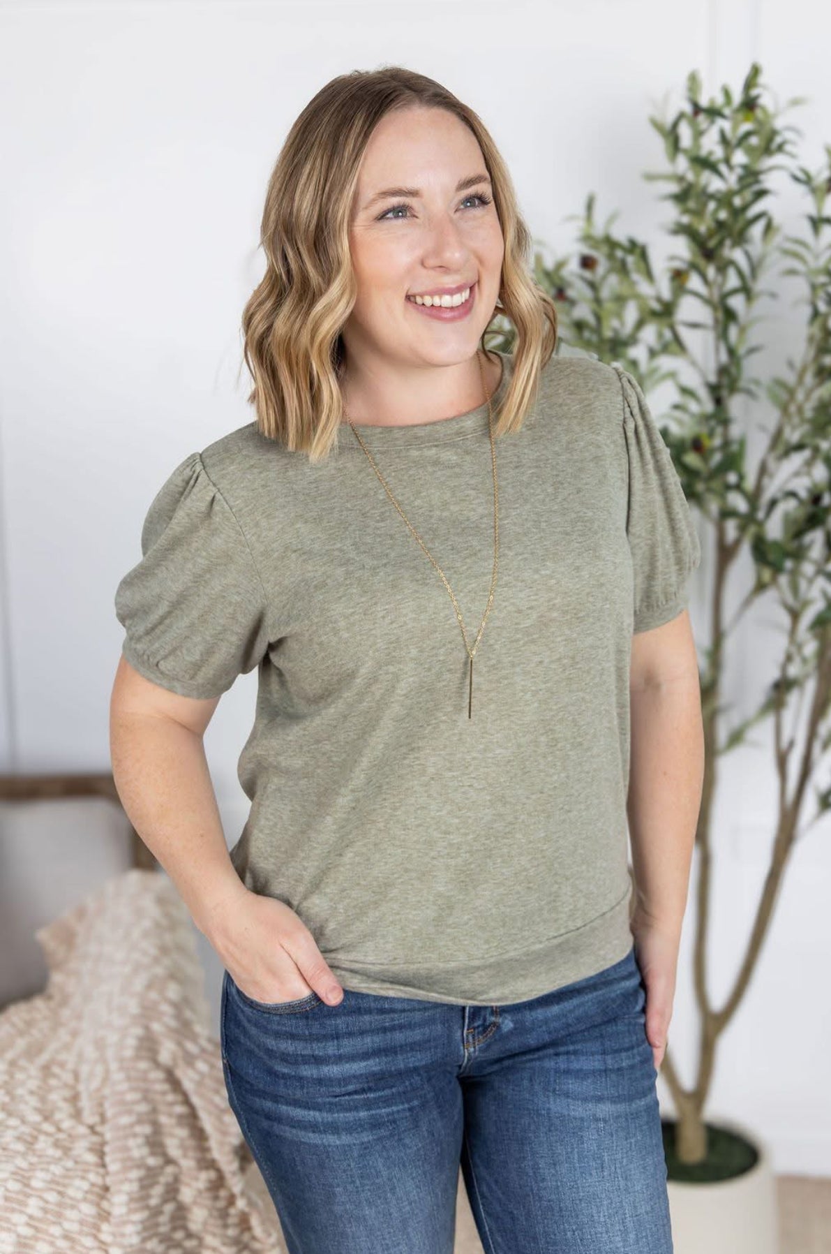 Katie Cozy Top - Sage