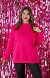 Mama Embossed Sweatshirt